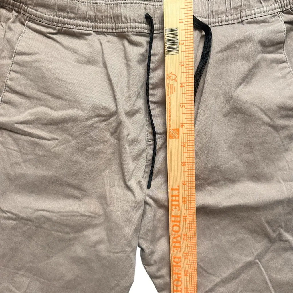 Hollister Skinny Jogger Pants Womens Medium Beige Stretch Casual - Image 5