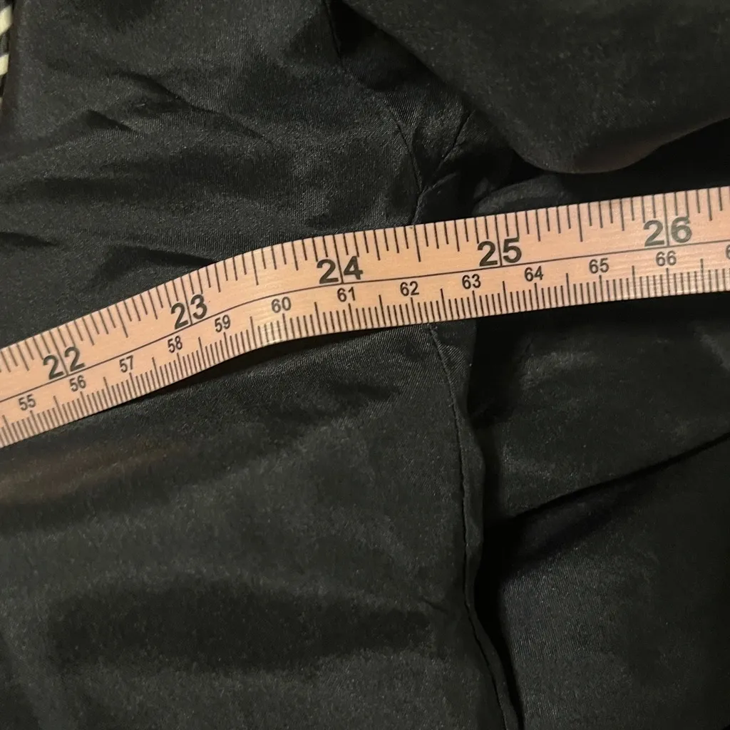 Details Express 80’s Silk Windbreaker Jacket Size Medium A34 Black - Image 8