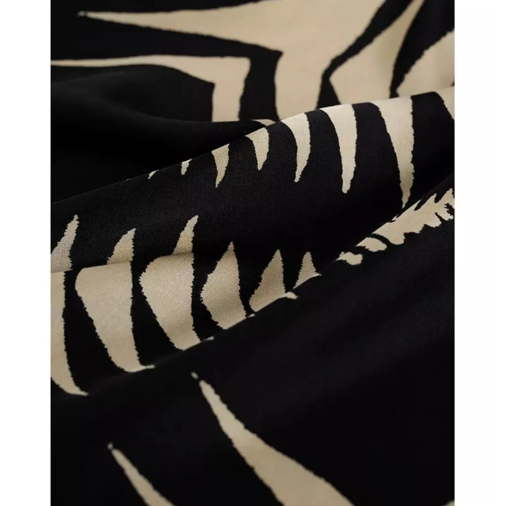 NEW ba&sh Napi Graphic Print Midi Dress Size S - Image 3