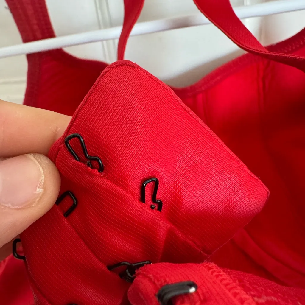 Panache red full busted underwire sports bra size 34DD - Image 5