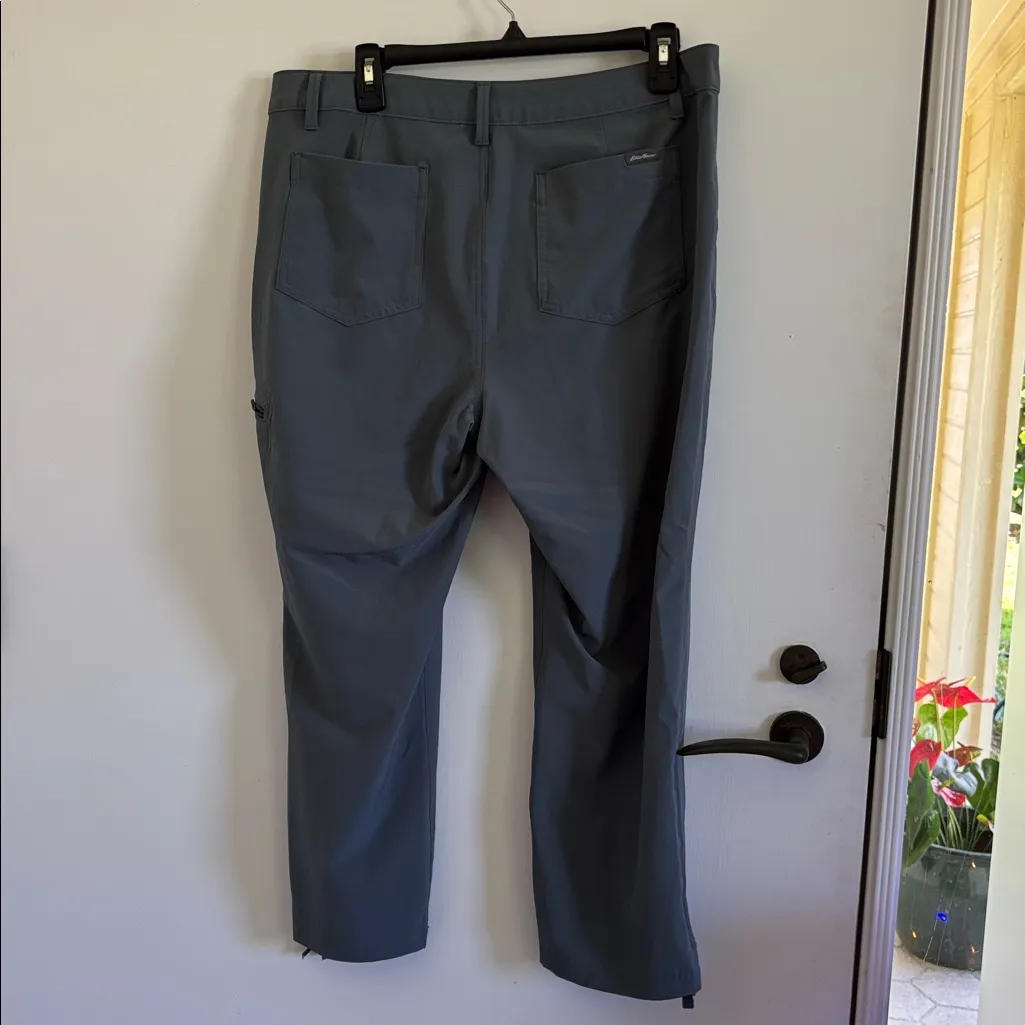 Eddie Bauer Ripstop Crop Pants Capri Stretch Cargo Pockets Hiking Travel outdoor - Image 6