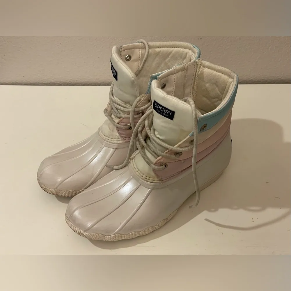 SPERRY TOP-SIDER® Saltwater‎ Water Resistant Boots Size 4 M - Image 5