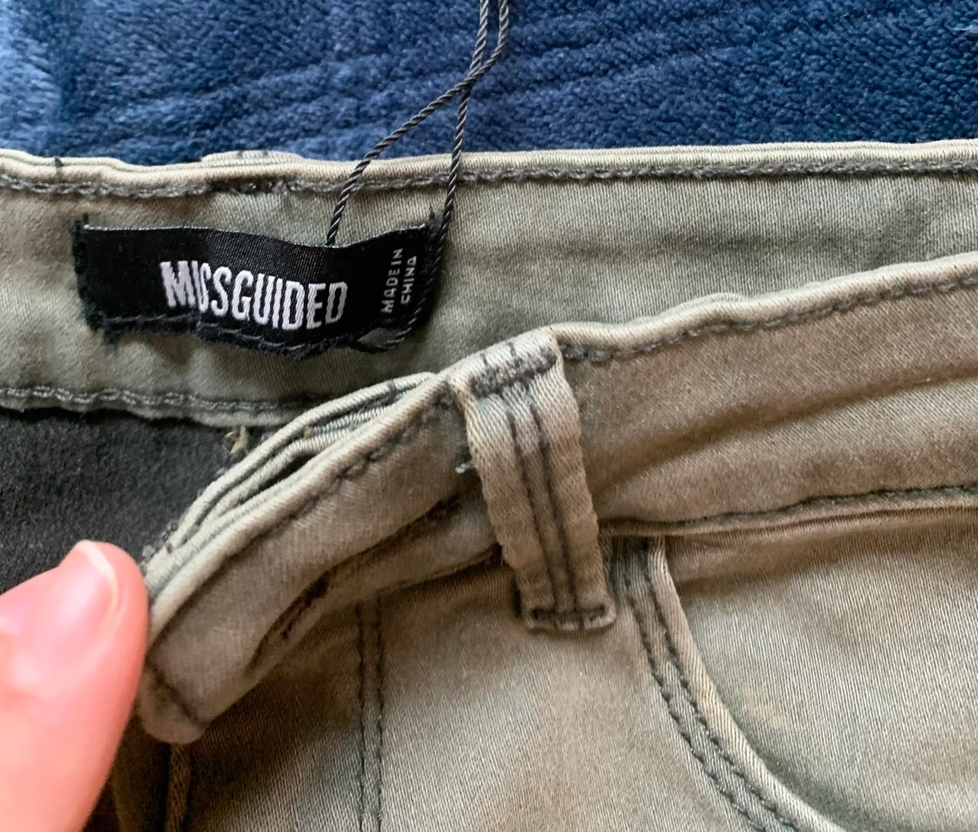 NWT  Superstrech Denim Mini Skirt - Image 5