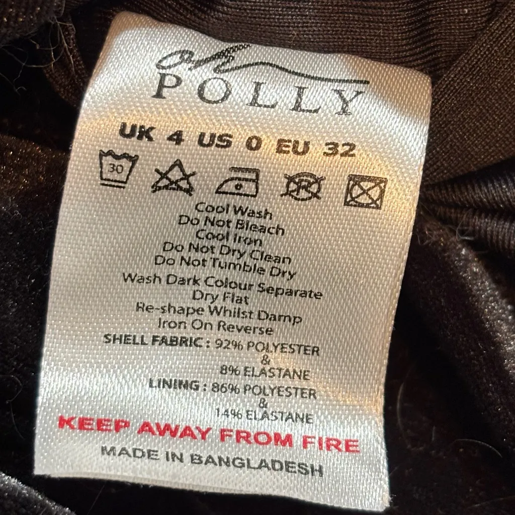 Oh Polly Black Velvet Ruched Long Sleeve Mini Dress - Image 11