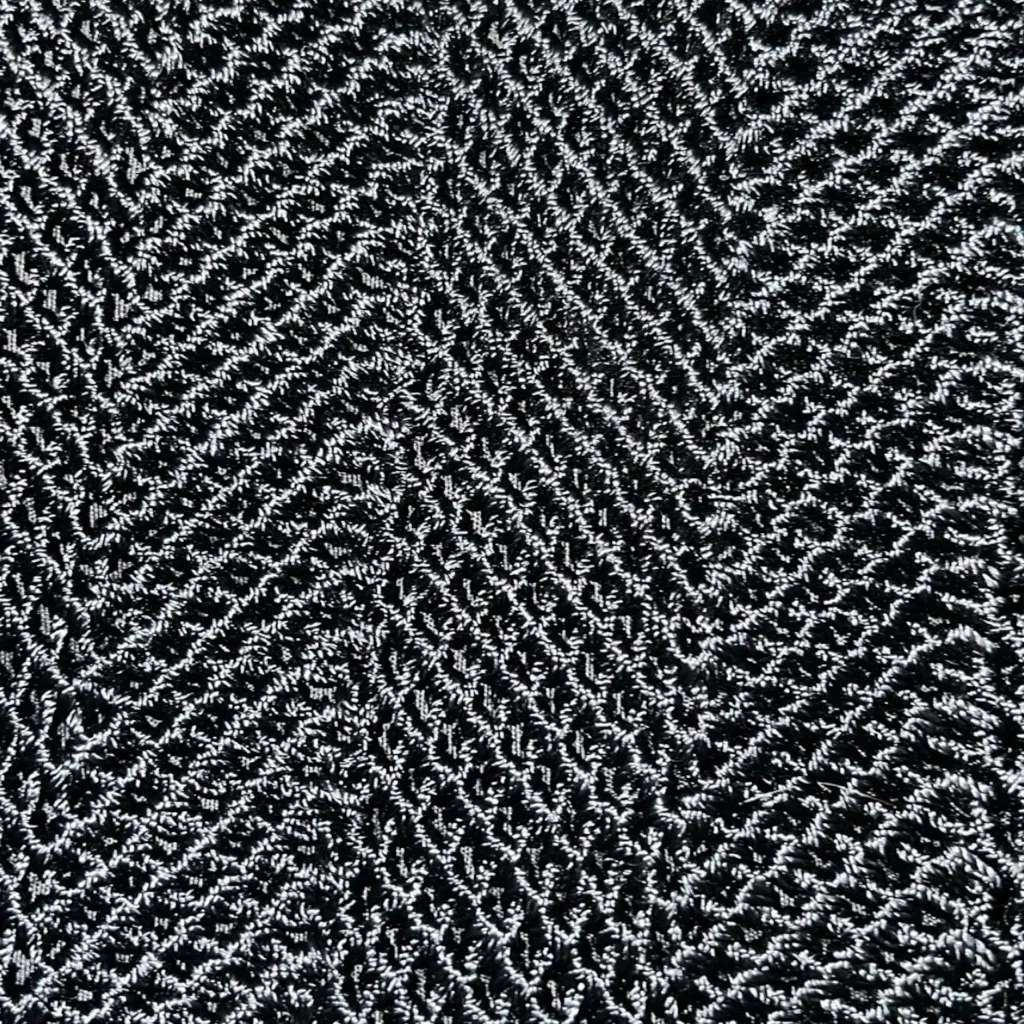 Black knit shoulder bag. - Image 3