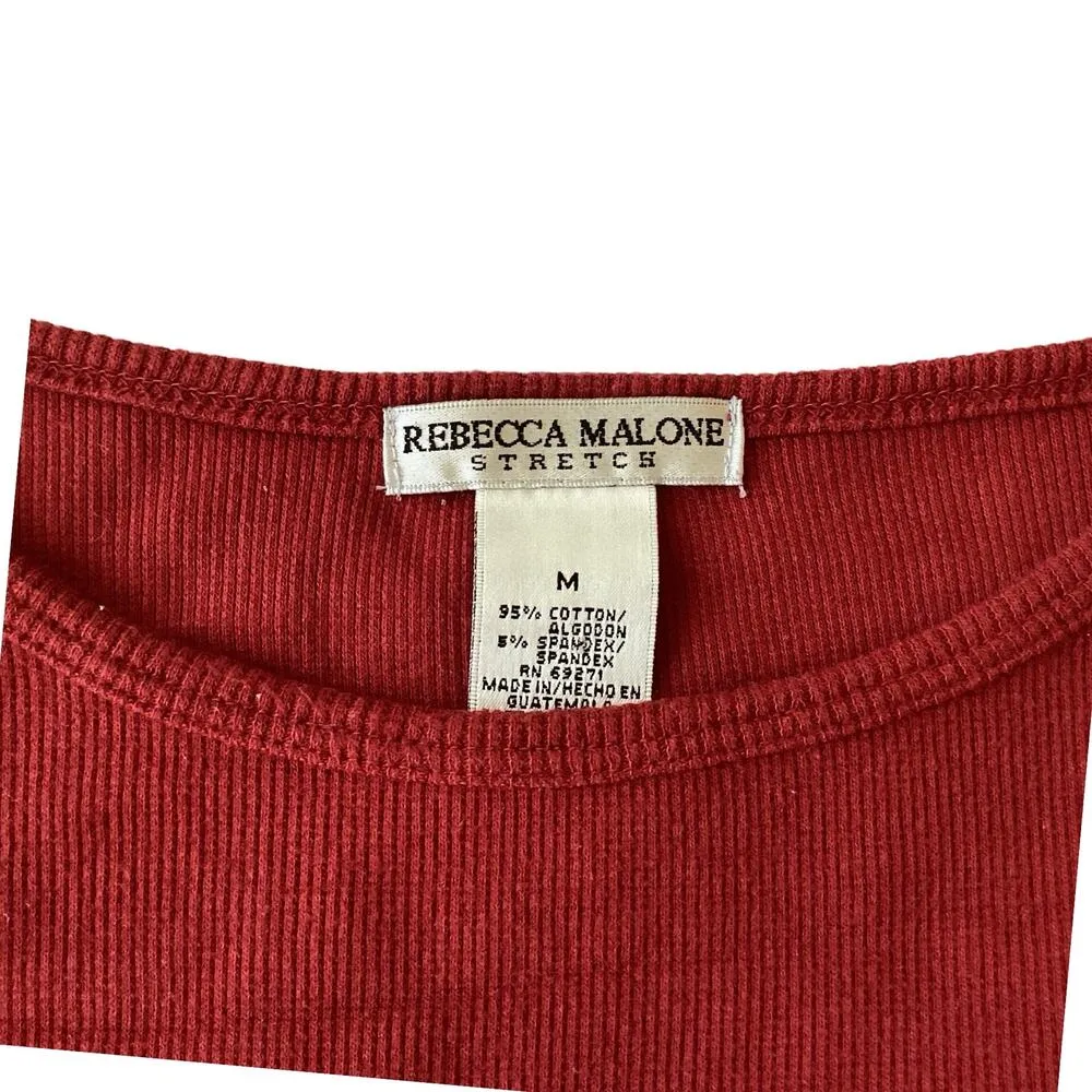 Rebecca Malone  Ribbed Tee - Image 4