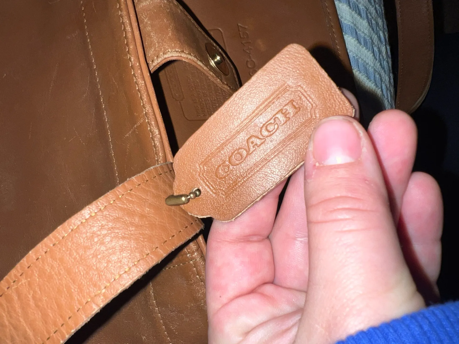 vintage Coach 4157 Soho Buckle Bag in brown glove-tanned leather - Image 7