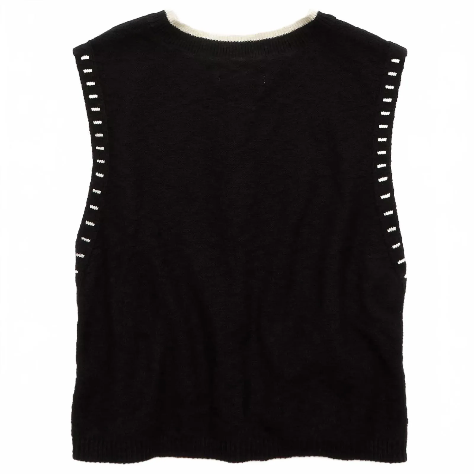 AE Crew Neck Button-Up Sweater Vest American Eagle NWT Large - Image 3