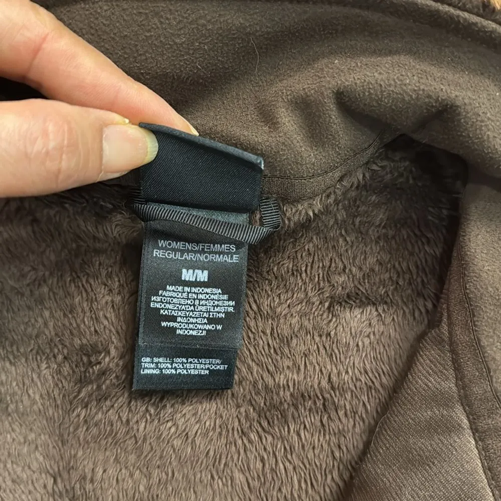 The North Face Women’s Brown Furry Osito Full Zip Jacket size M - Image 7