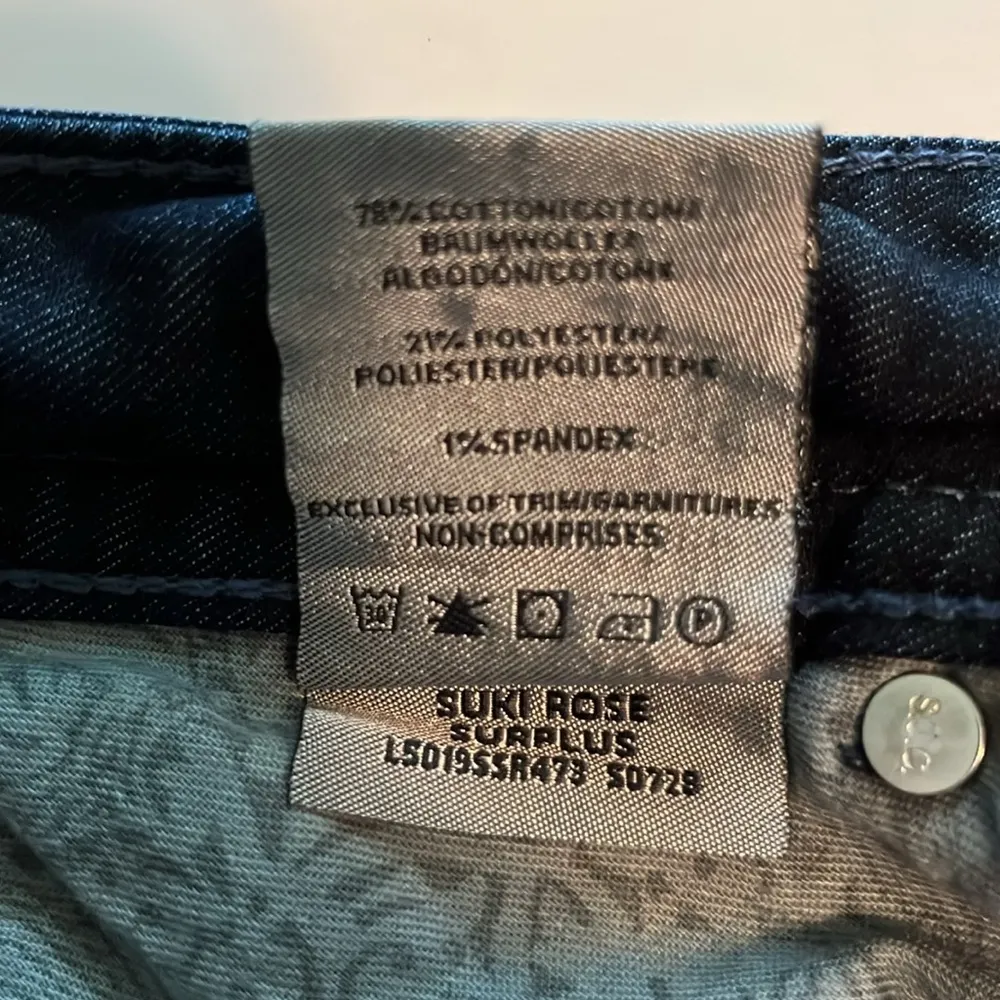 Silver Jeans Suki Rose Surplus Mid Rise Size 26 - Image 12