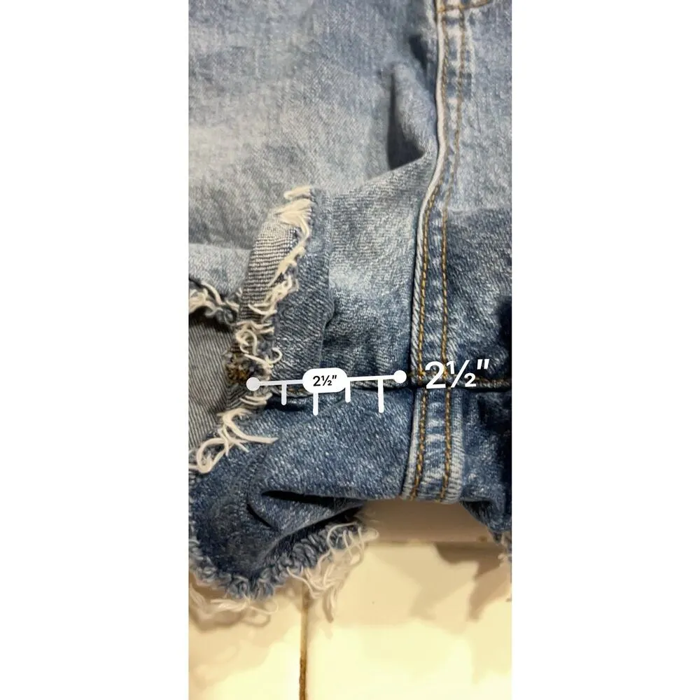 Wild Fable Women's High-Rise Rolled Cuff Jean Shorts 4 New - Image 5