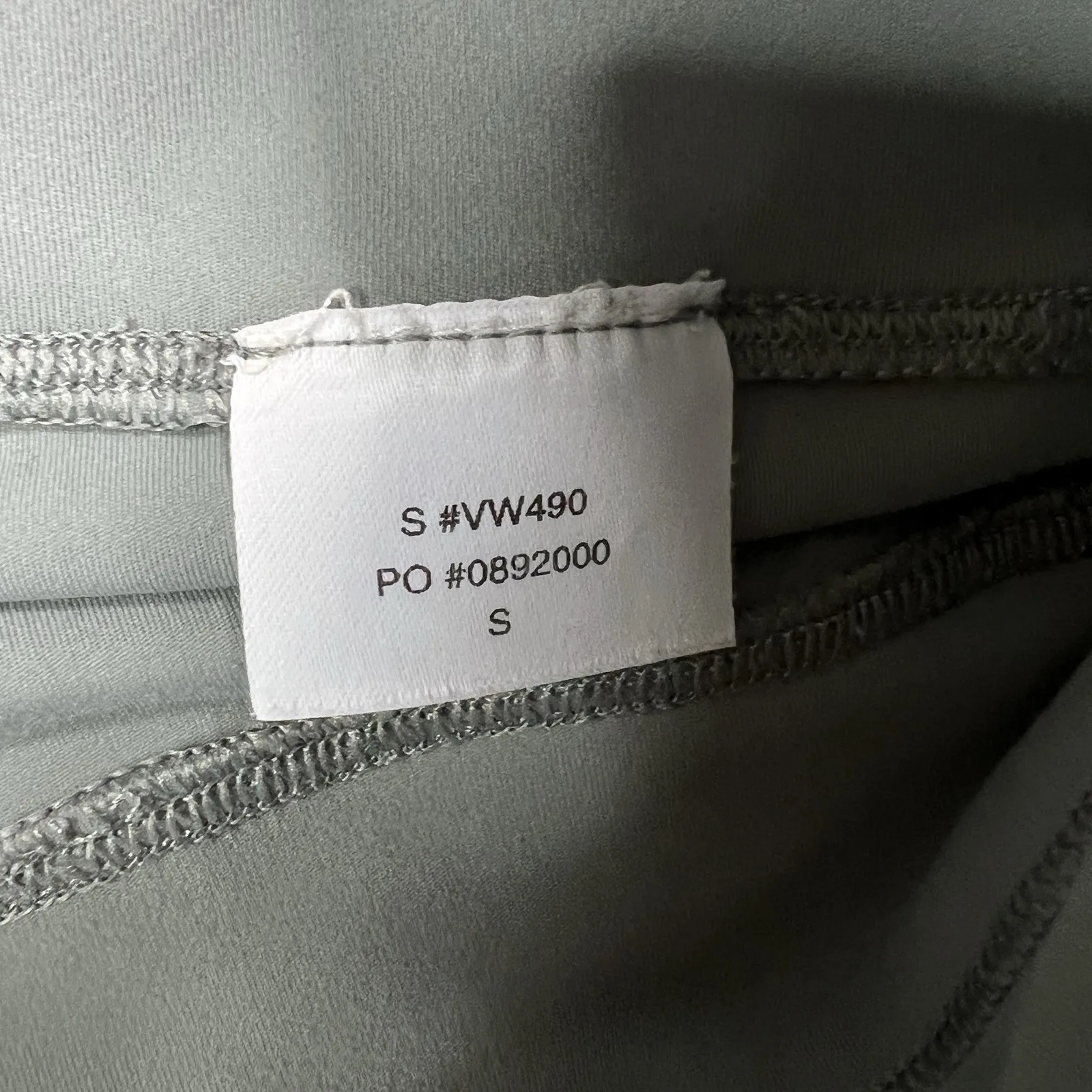 Vuori Daily Pocket Leggings Women's Small Green Drawstring Gym Lounge Run VW490 - Image 10