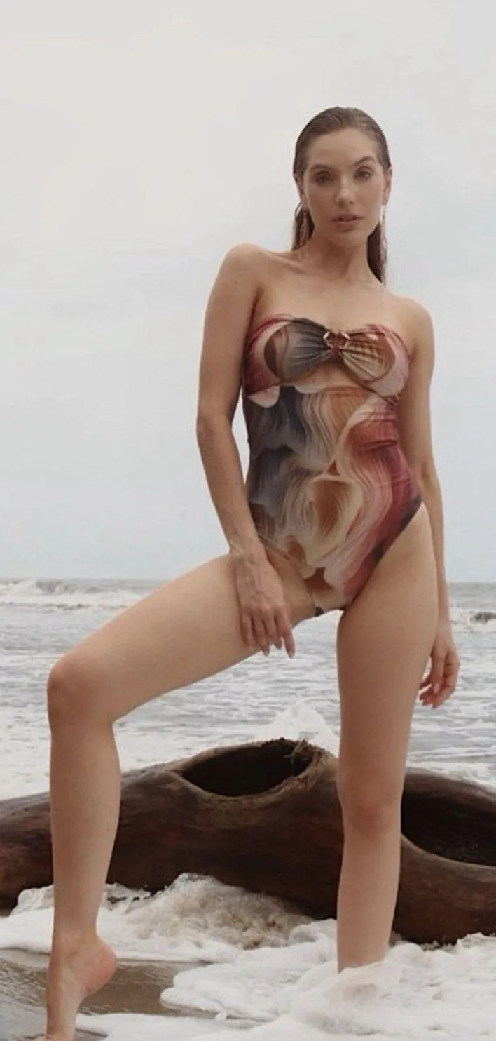 Baomar Revolve Royal One Piece Swimsuit L Red Size L - Image 2