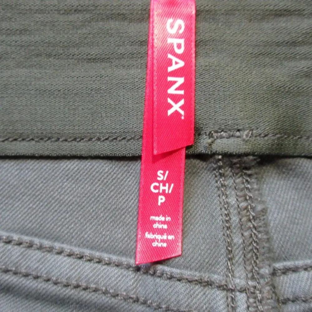 NWT SPANX 20311R Stretch Twill Ankle Cargo in Soft Sage Pull-on Stretch Pants S - Image 4