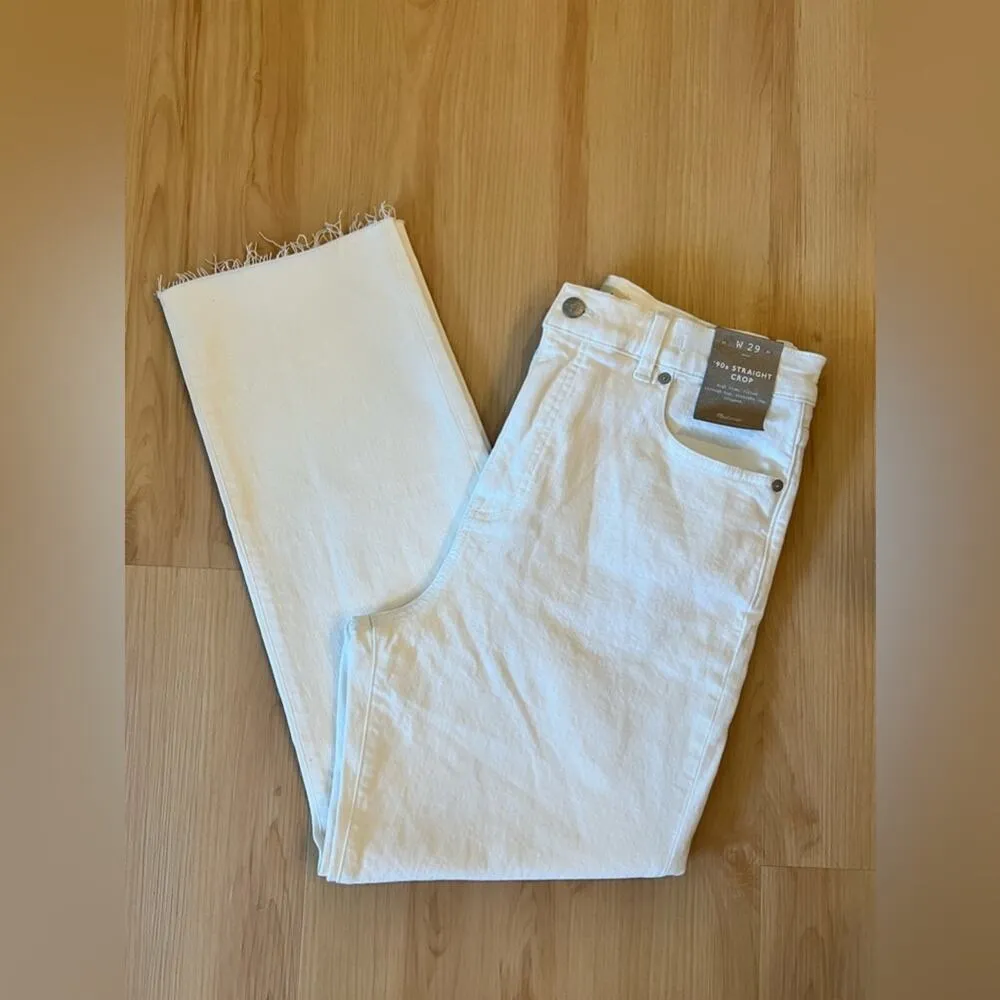 Madewell The '90s Straight Crop Jean [A-44] - Image 5