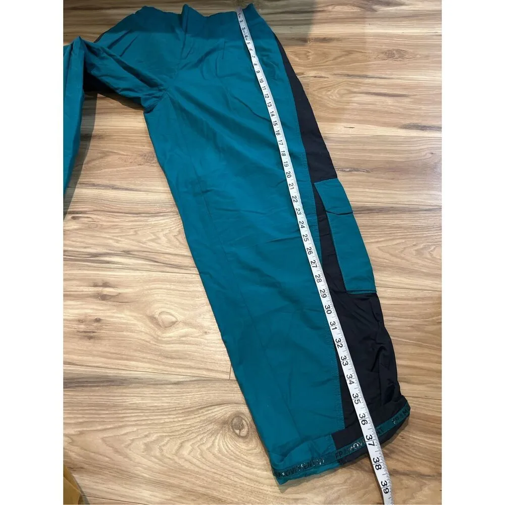 Free People MOVEMENT NWOT Mesmerize Me Colorblock Pants In Spruced Up Sz S - Image 8