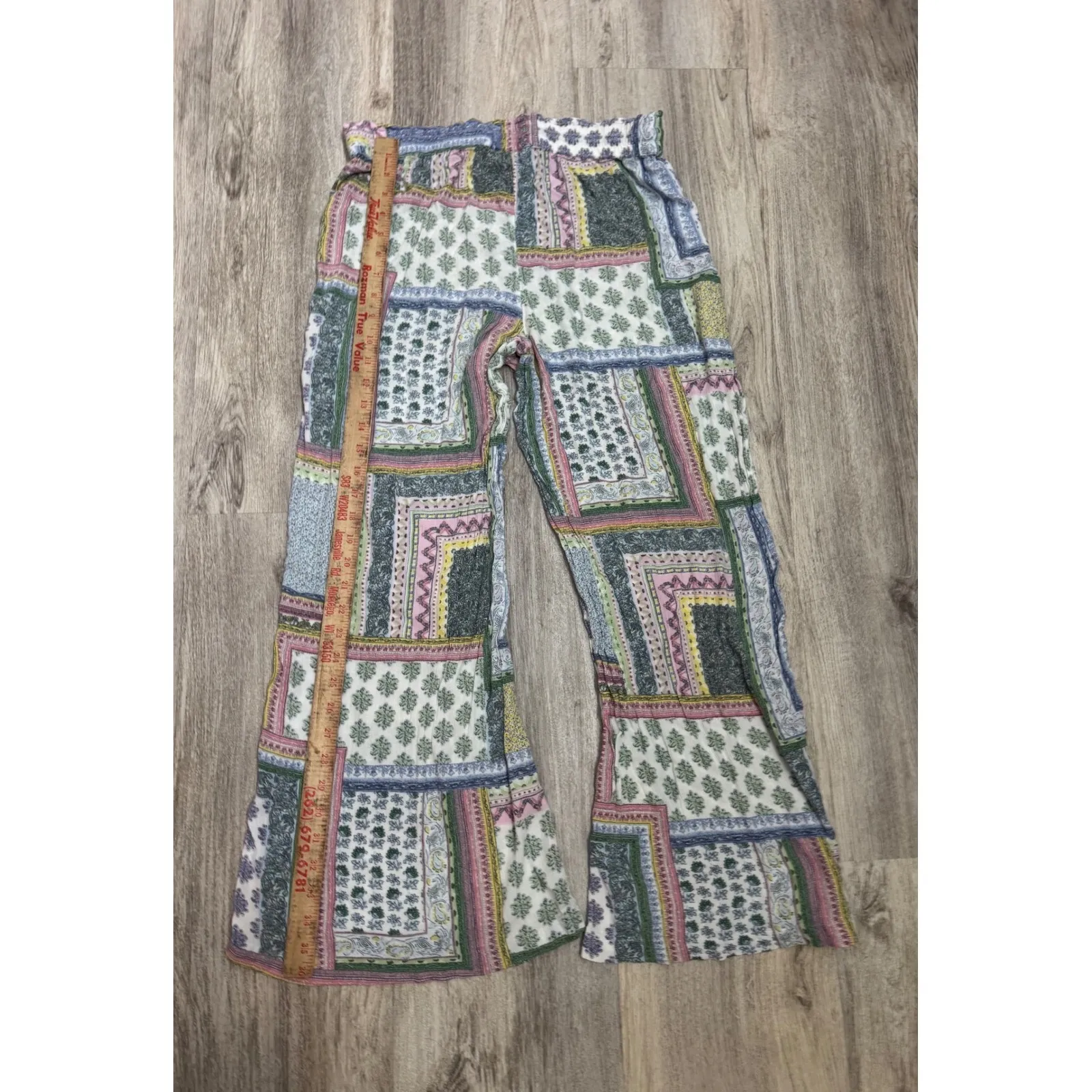 Anthropologie  Floreat Patchwork Sleep Pants Size M - Image 6