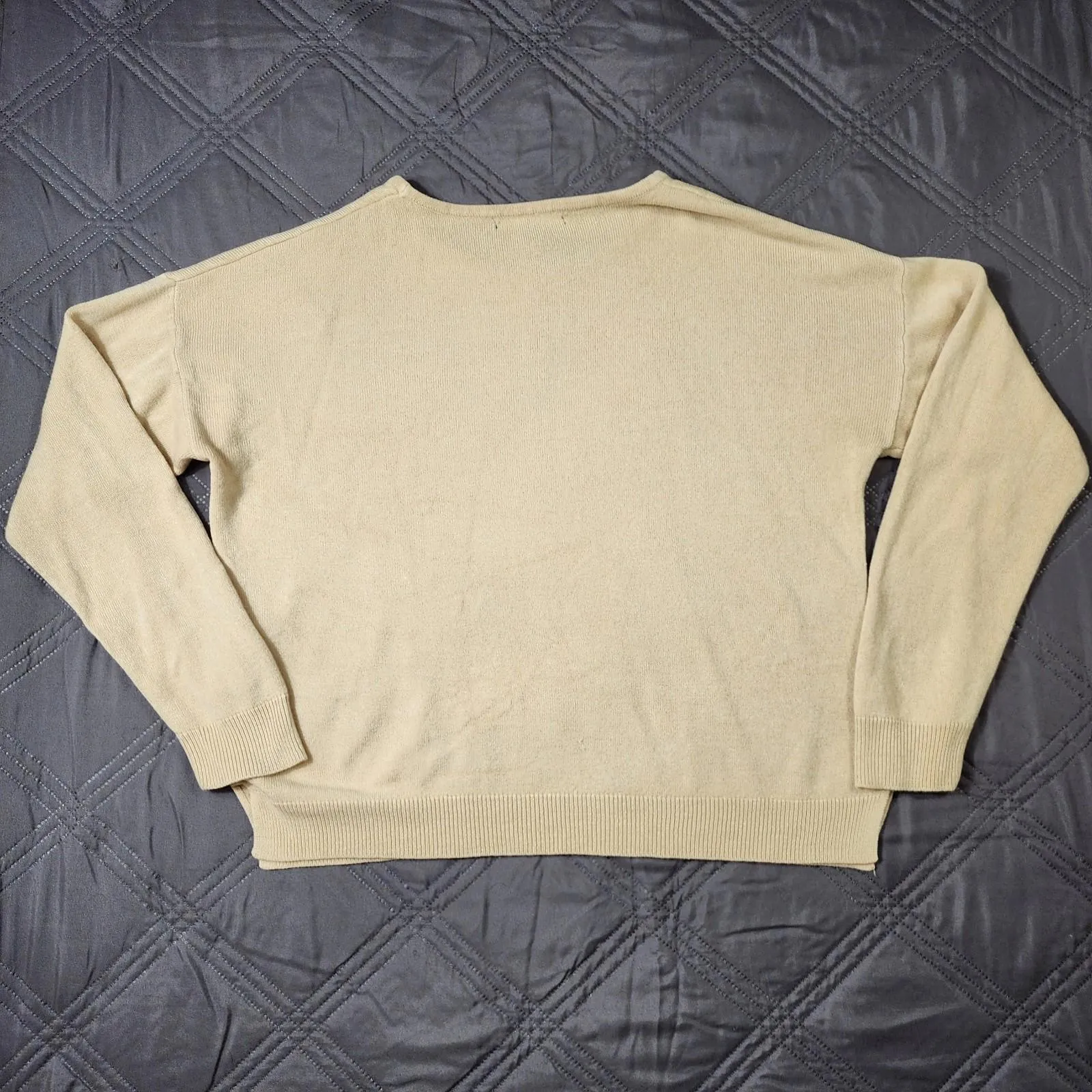 Forever 21 Light Brown Crew Neck Sweater Size Small Casual Fall Cozy - Image 2