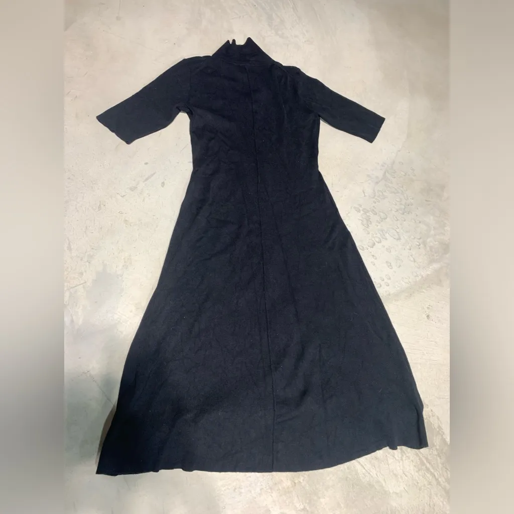 Joie Black ribbed Dress - Image 11