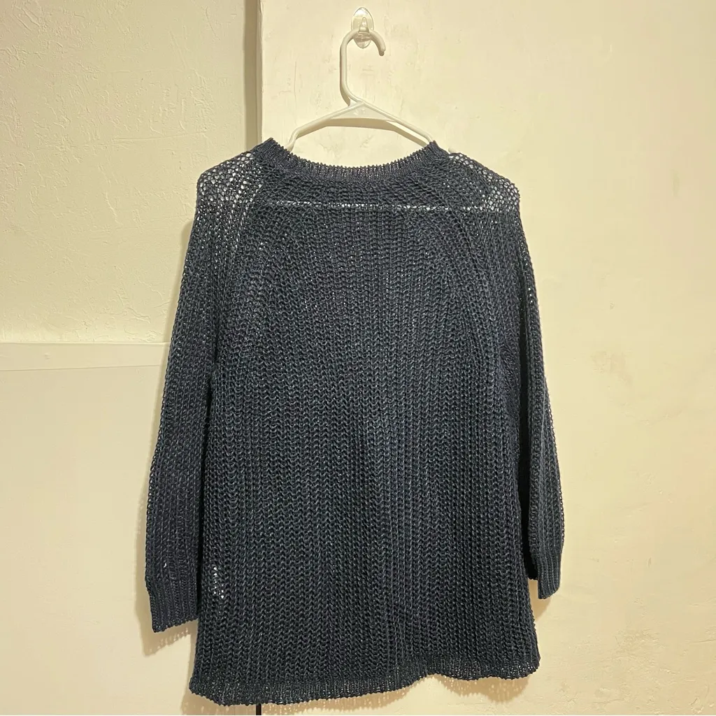 J crew linen sweater  cover up :Box 006 - Image 4