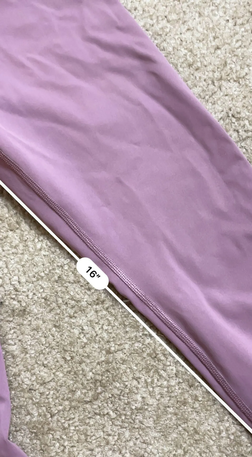 Wunder Under Cropped 21” Purple Leggings - Image 5