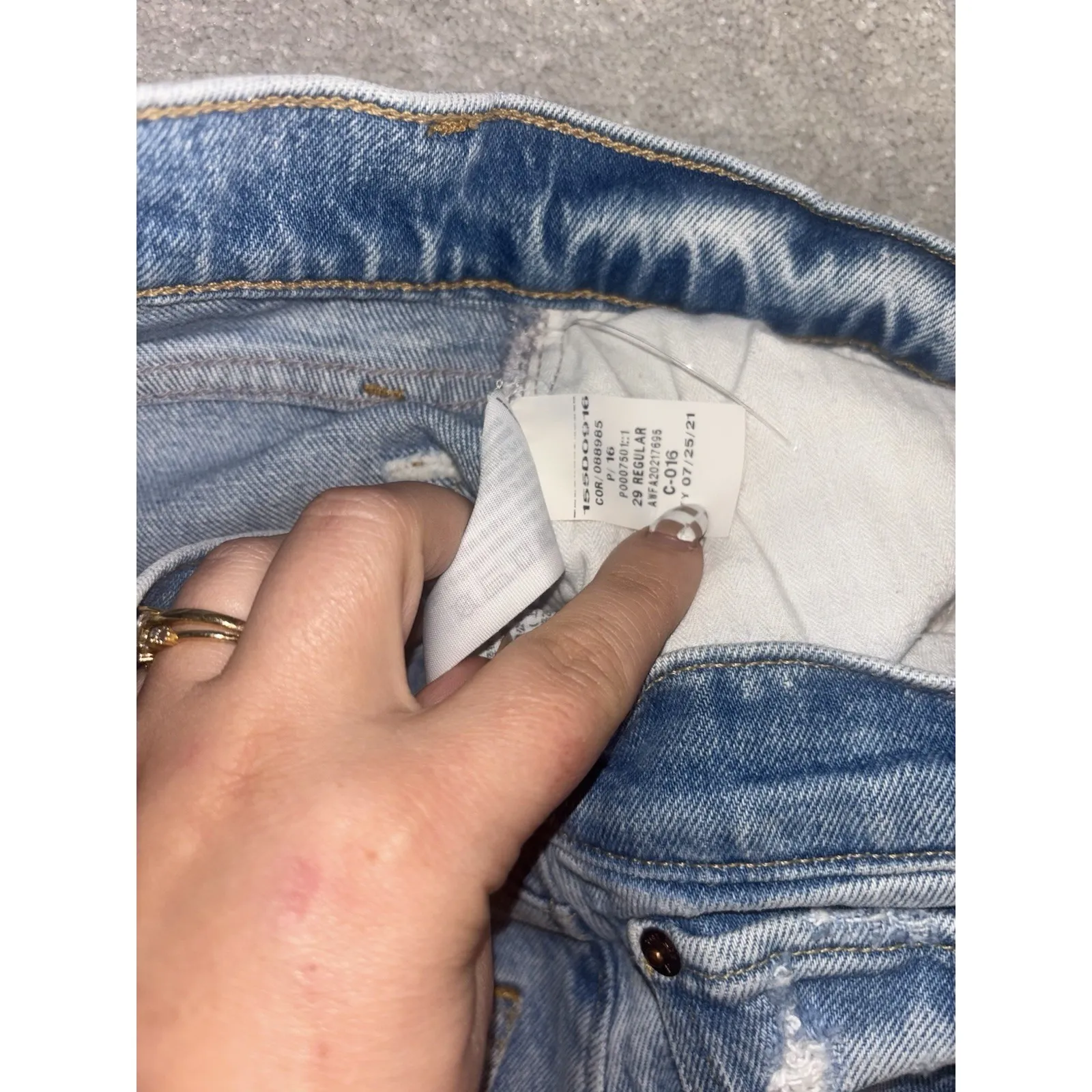 abercrombie & fitch jeans 90s straight ultra high‎ rise curve love 29/8r - Image 4