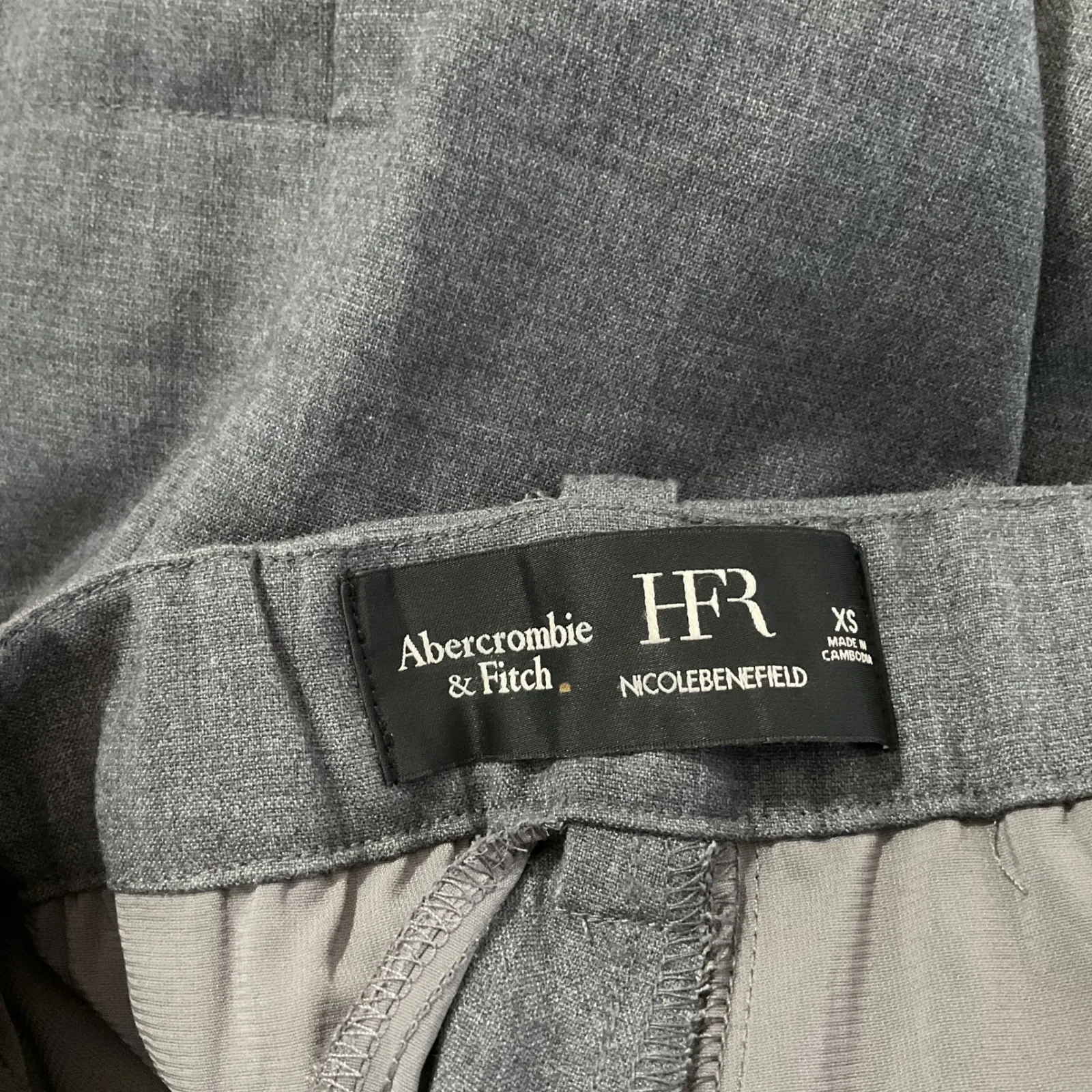 Abercrombie & Fitch HFR Nicole Benefield Womens Cargo Wide Leg Trouser Pants XS - Image 6