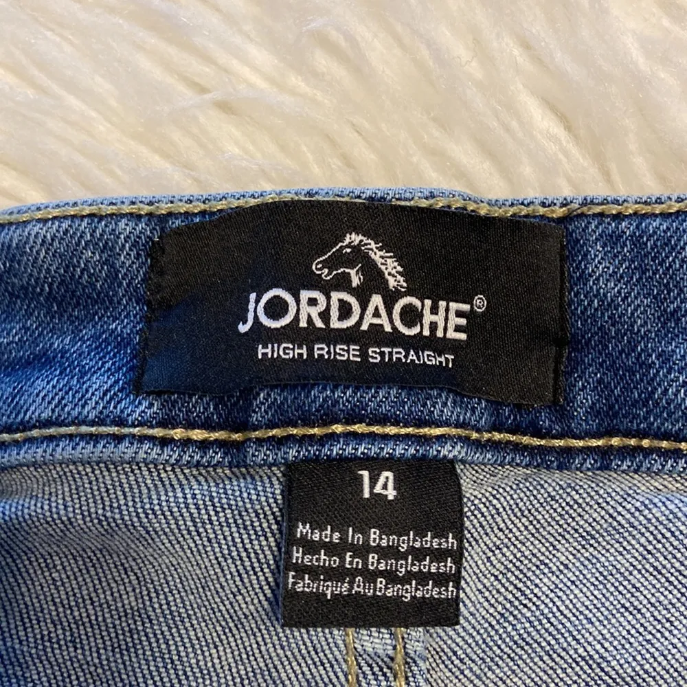 JORDACHE Jeans High Rise Straight-size 14 inseam 28” excellent condition - Image 7