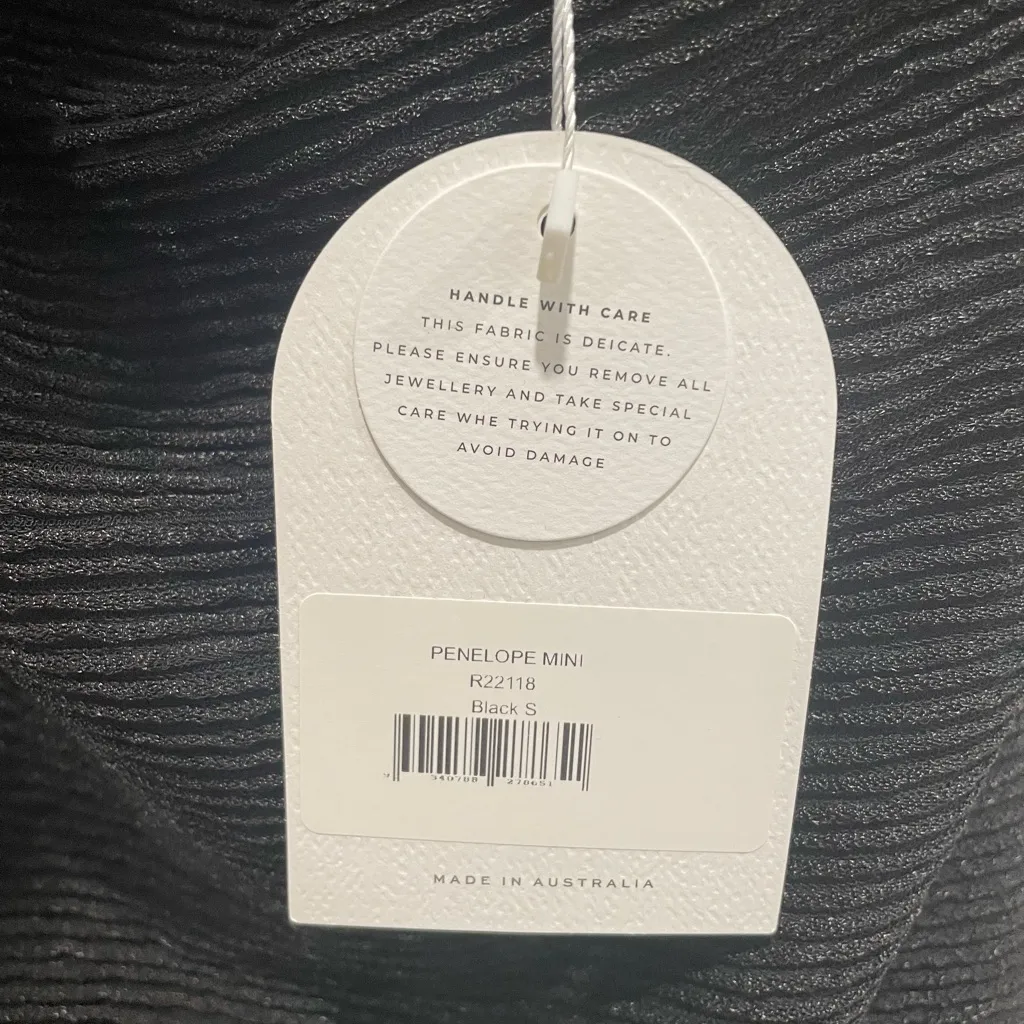 Rumer Penelope Mini Dress Size‎ S Black - Image 9