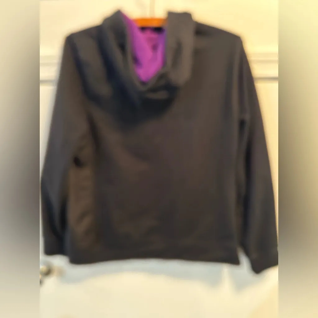 RLR - Ralph Lauren Active Womens Black Zip-Up Hoodie Jacket Size LARGE - Image 7