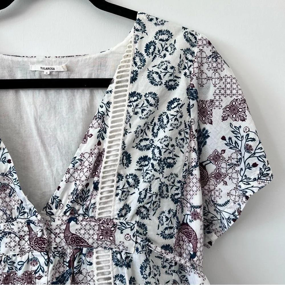 Tularosa peacock moonrise blouse floral boho‎ - Image 4