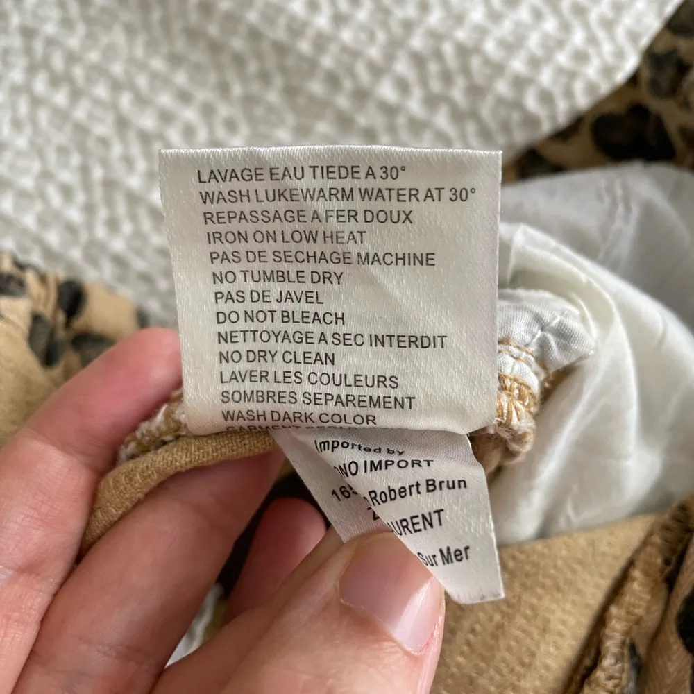 Lili Sidonio Molly Bracken Distressed High Rise Leopard Animal Print Pant Size M - Image 14