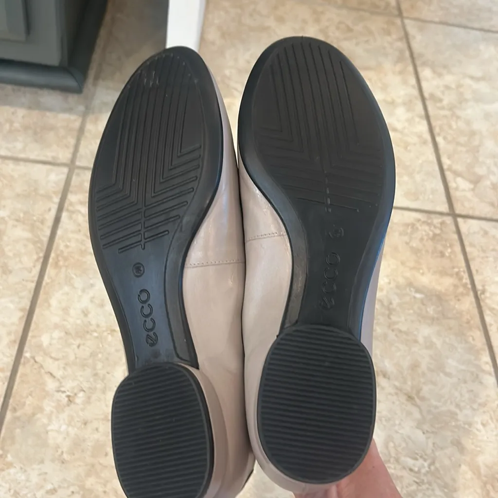 Ecco anine ballerina flats grey rose size EU 40 US 9 PERFECT Gray - Image 5