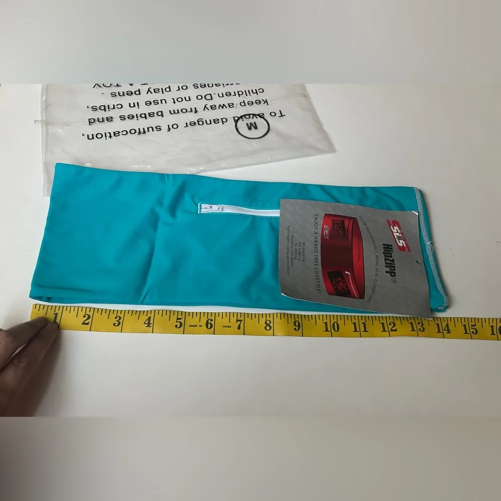 SLS3 HipZipp Running Belt Waist Bag Waist Pack Blue - Image 11