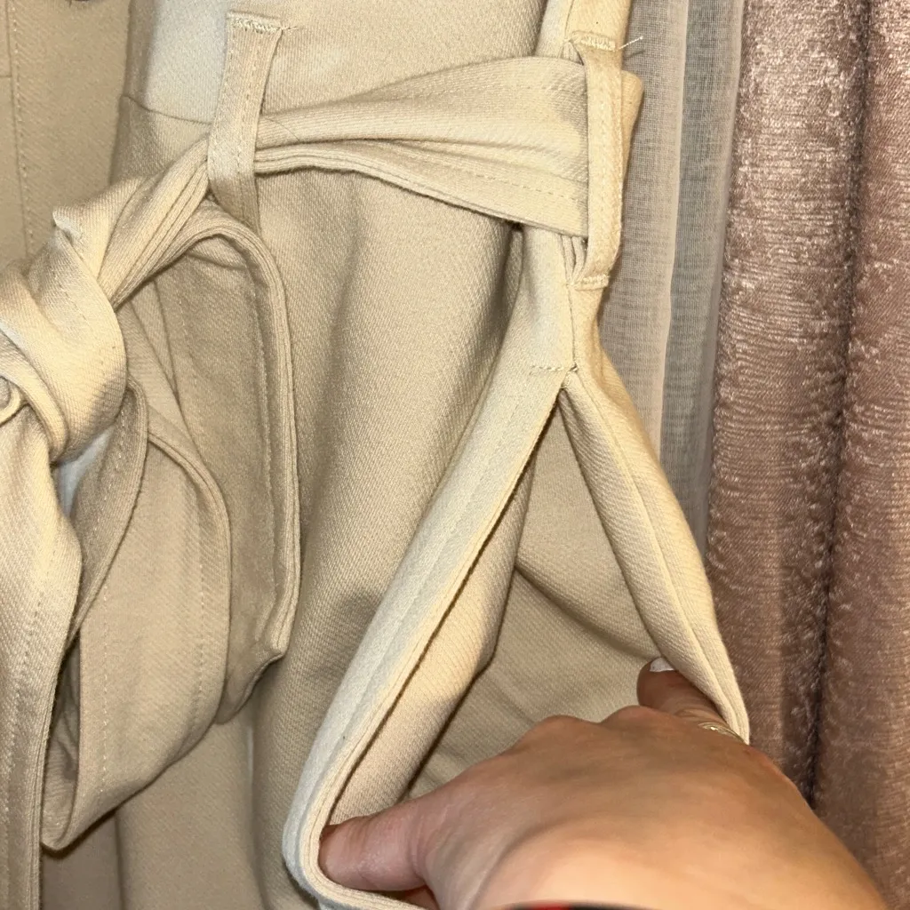 NWT Andrew Marc Size XL Beige Belted Romper - Image 8