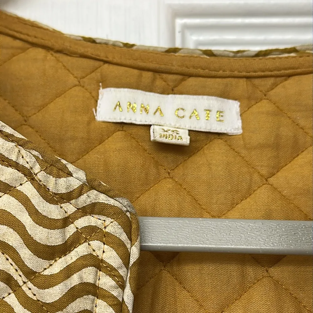 Anna Cate Yellow Patterned Women's Jacket Size XS - Image 6