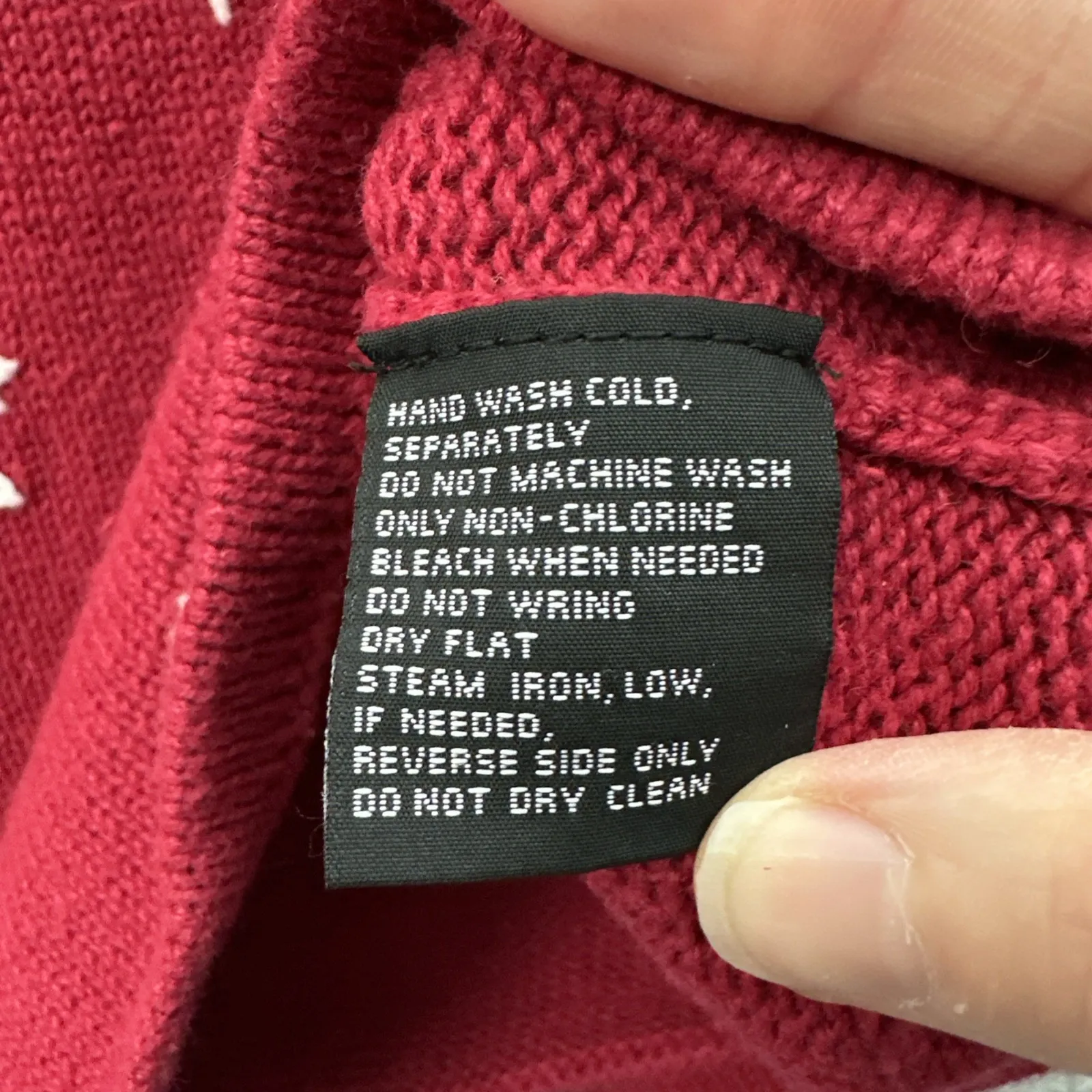 Vintage Erika Full Zip Christmas Cardigan Sweater Holiday Retro 90s Women Large - Image 6