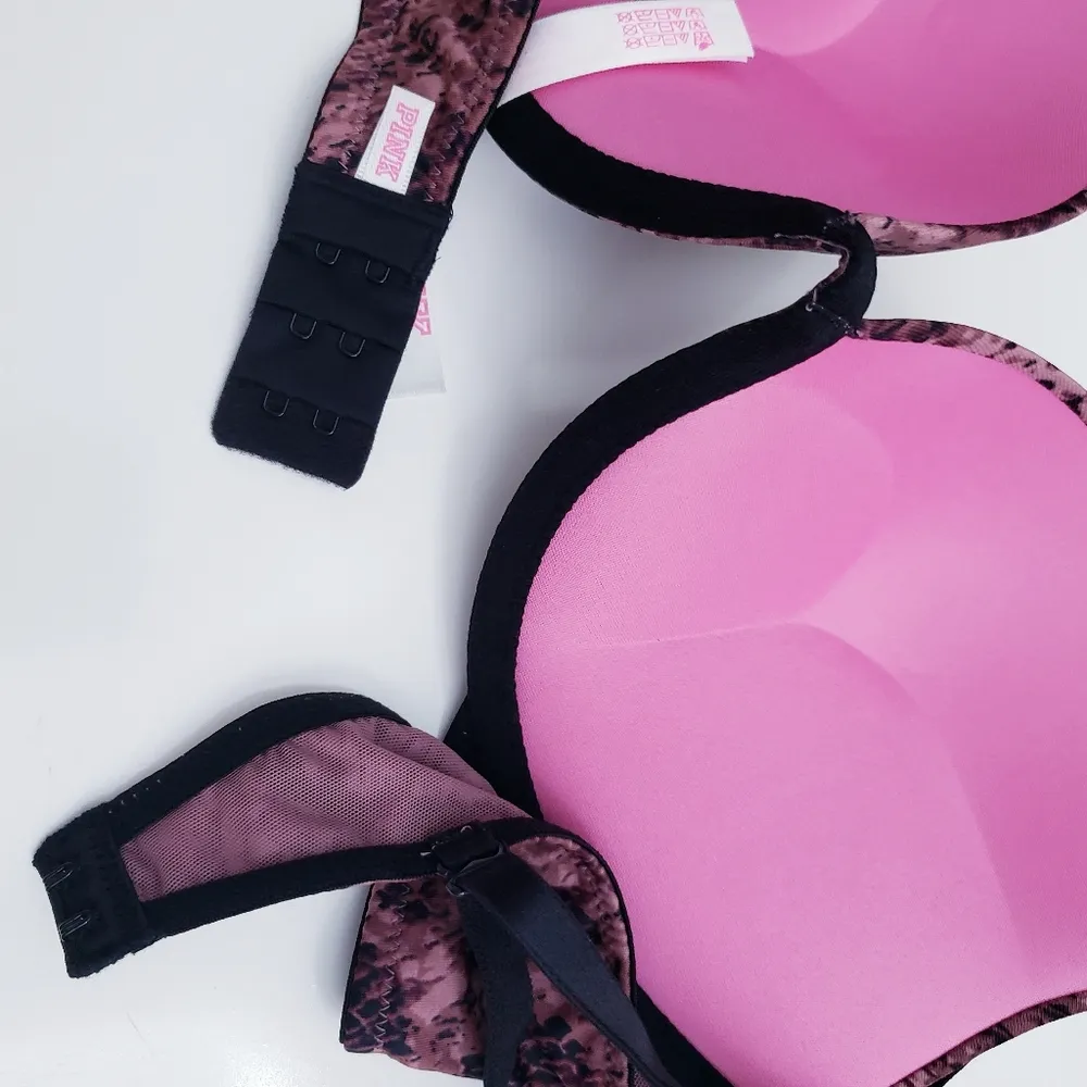 Victorias Secret Wear Everywhere Super Pushup Bra Snake Print Support Bra - Image 8