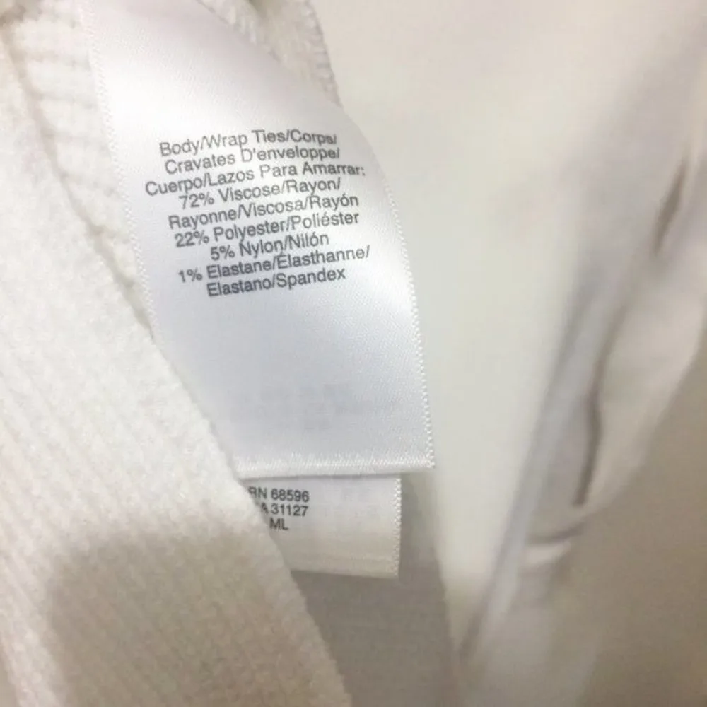 DKNY women's P/S heavy knit wrap tie sleeveless sweater NEW new with defects NWD - Image 7