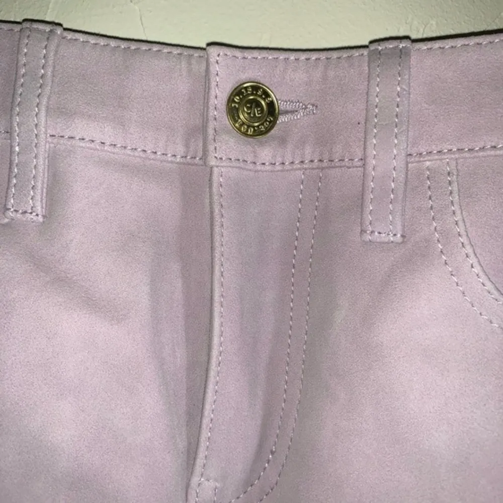 Current/Elliott Lamb Leather Lavender Mini Skirt Size 25 - Image 2