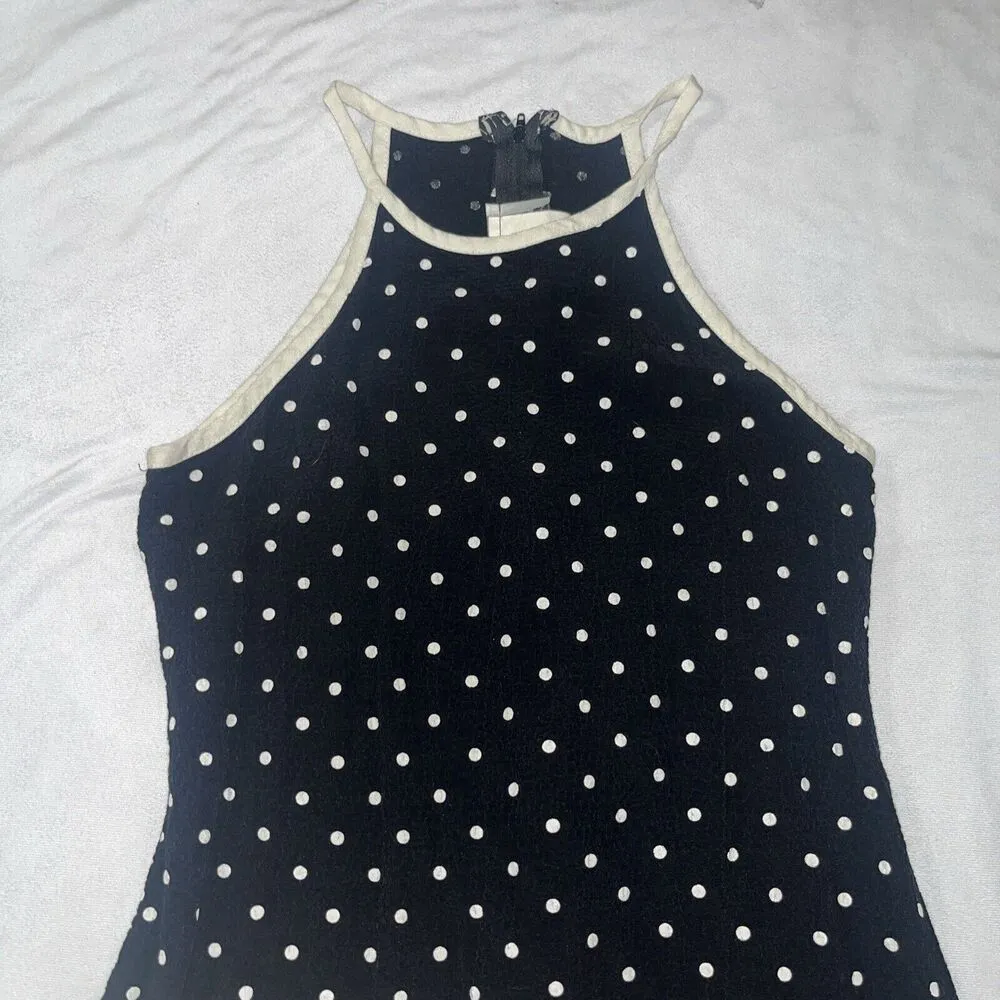 Byer Too! Vintage Sz 7 With Polka Dot Pattern Shift Dress XS - Image 3