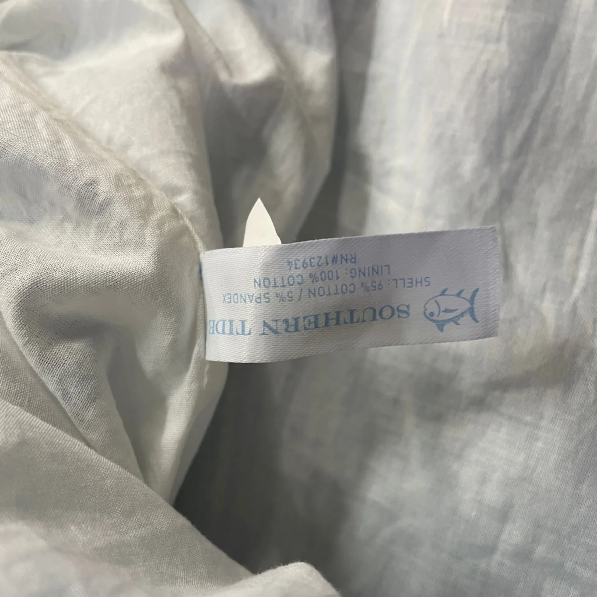 Southern Tide Evelyn Seersucker Tiered Blue & White Cotton Dress - Sz XS 💚🎀 - Image 14