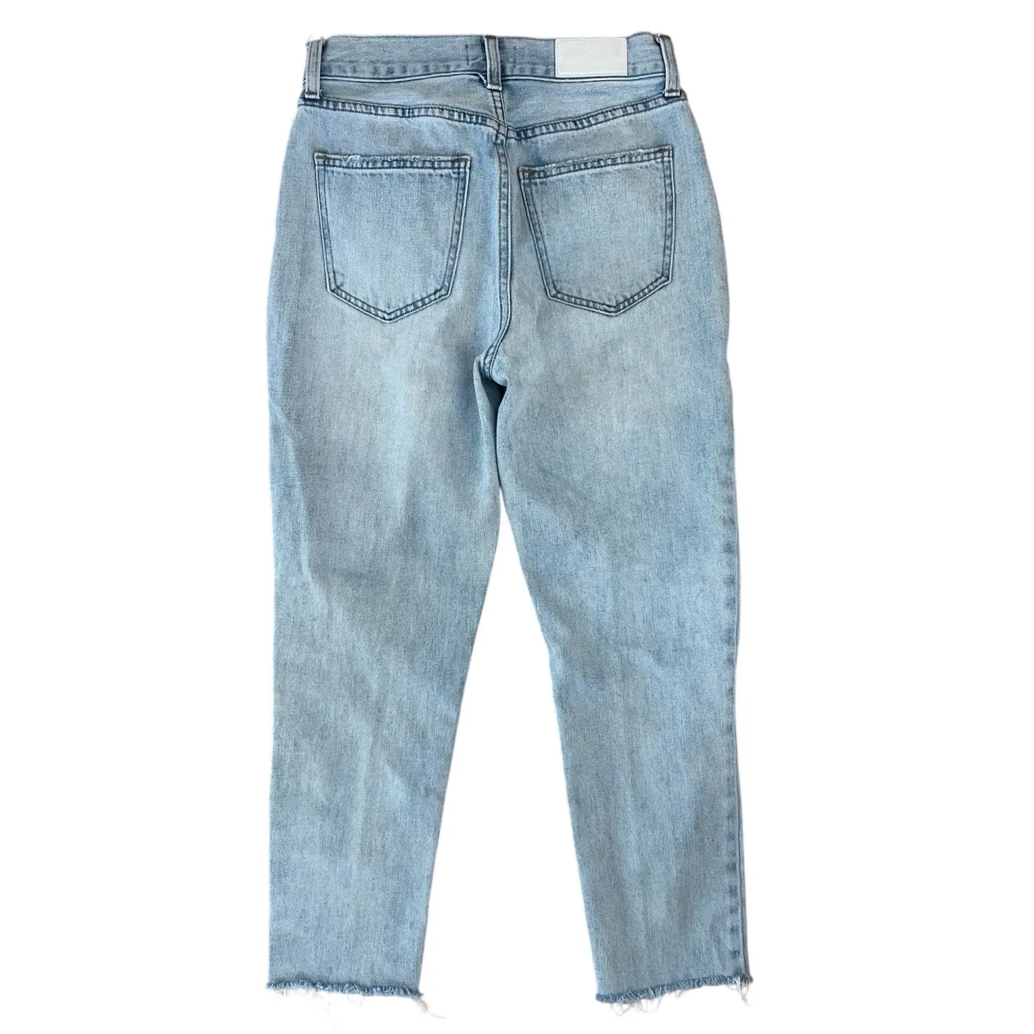 Pistola Women's Distressed Denim Jeans Pant High Rise Light Wash - 25‎ - Image 5