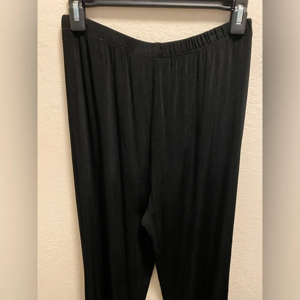 Chico's Travelers Slinky Pull On Drawstring Cinch Ankle Pants Size M - Image 6