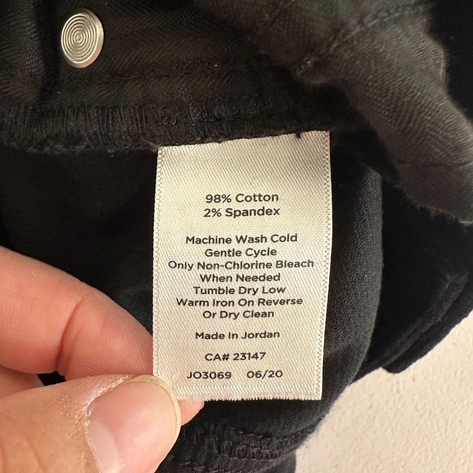 Talbots Women's Black Corduroy Pants High Waist Straight Leg‎ Size 14 Classic - Image 8