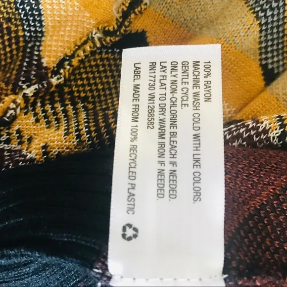 Missoni for Target zig zag stripes patchwork long sleeves Open‎ Cardigan XS Black - Image 7