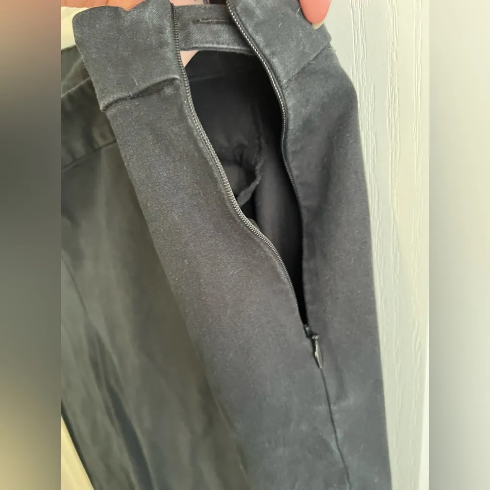 Eileen Fisher Ankle Zip Trousers Organic Cotton blend size XL - Image 4