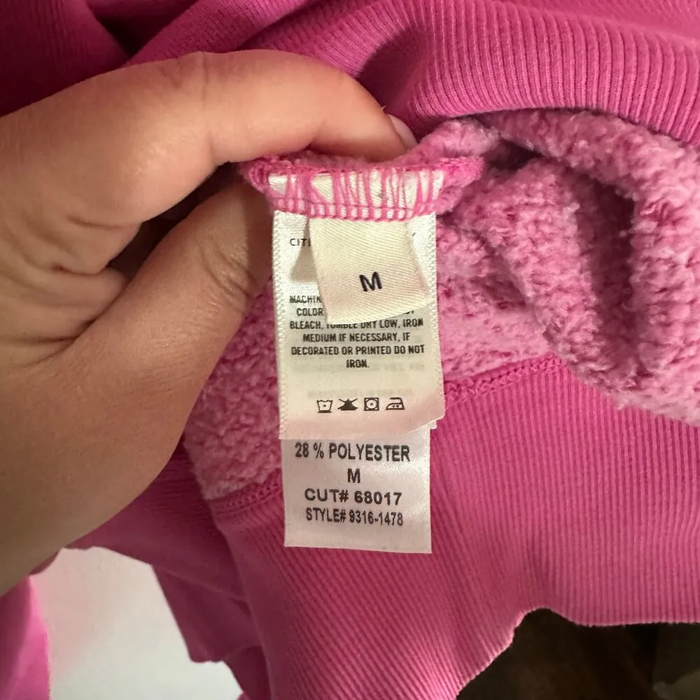 Citizens of Humanity Women's Koya Turtleneck Rosey Pink Sweatshirt Size Medium - Image 5