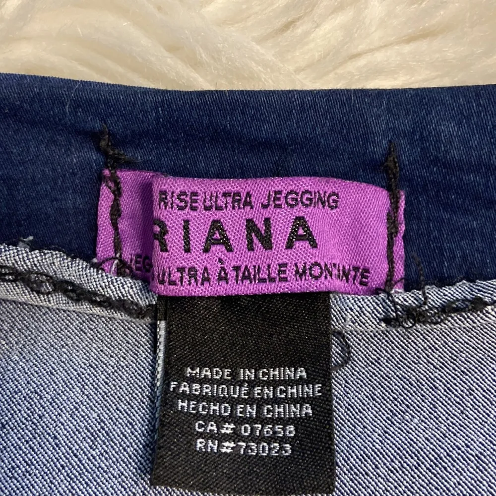 RIANA HIGH RISE ULTRA JEGGING JEANS SKIRT LENGTH 27” WAIST 26” (N6) Size undefined - Image 6