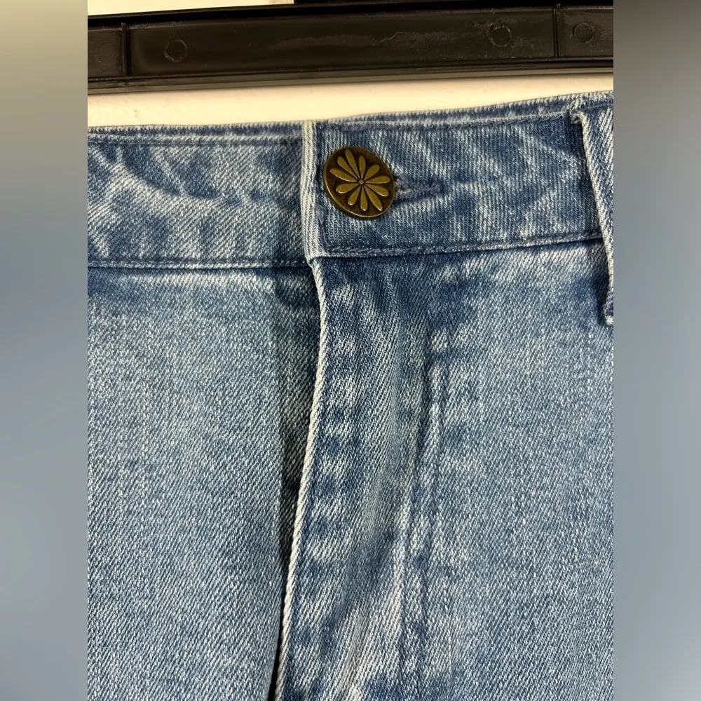 Show Me Your Mumu Miramar High-Waist Boyfriend Jeans Tassel Straight Leg 27 - Image 3